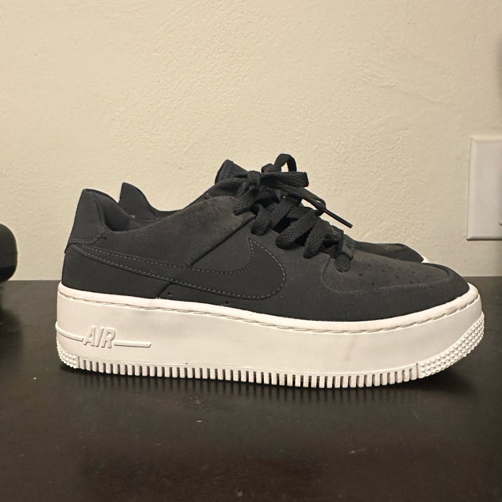 Nike Air Force One Platform Sneakers - Picture 3 of 8